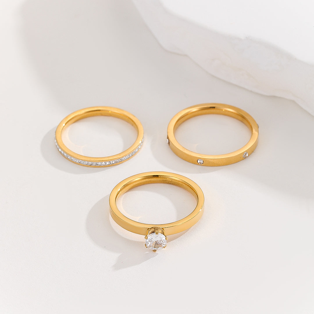 Eternistore® Minimalist Gold Rings