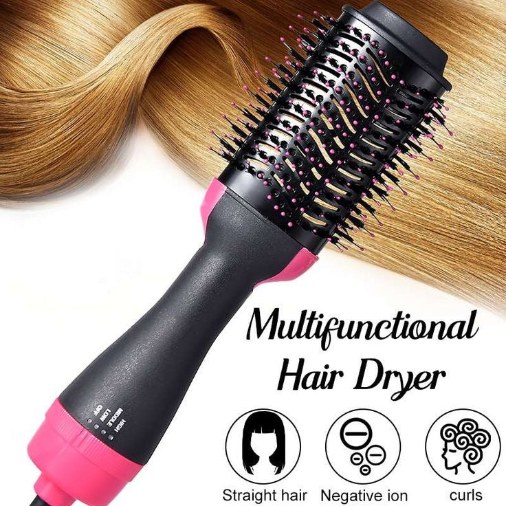 Eternistore® Hot Air Brush Multi-Function HairDryer Straightener Curler CombOne Step Professional Salon Hai..