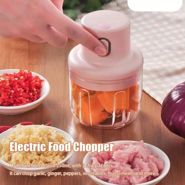 Eternistore® Portable Mini Electric Garlic Food Chopper