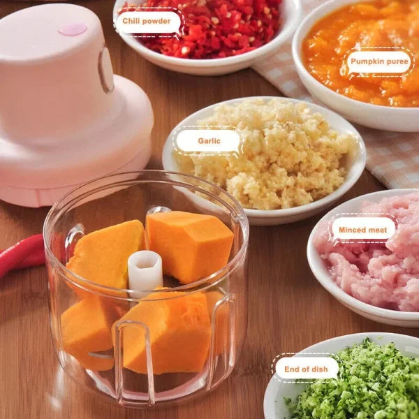 Eternistore® Portable Mini Electric Garlic Food Chopper