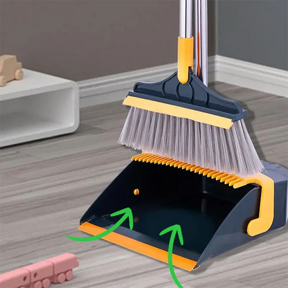 Eternistore® Attachable Broom with dustpan cleaning product