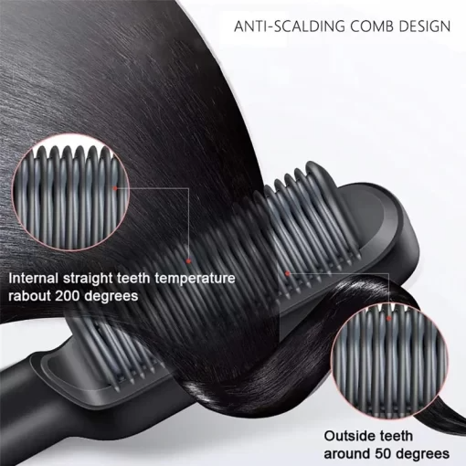 Eternistore® 2-in-1 HAIR STRAIGHTENER COMB