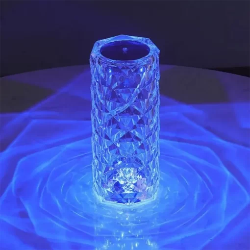 Eternistore® Crystal Lamp Diamond Light Projector 16 Colors Touch & Remote Control