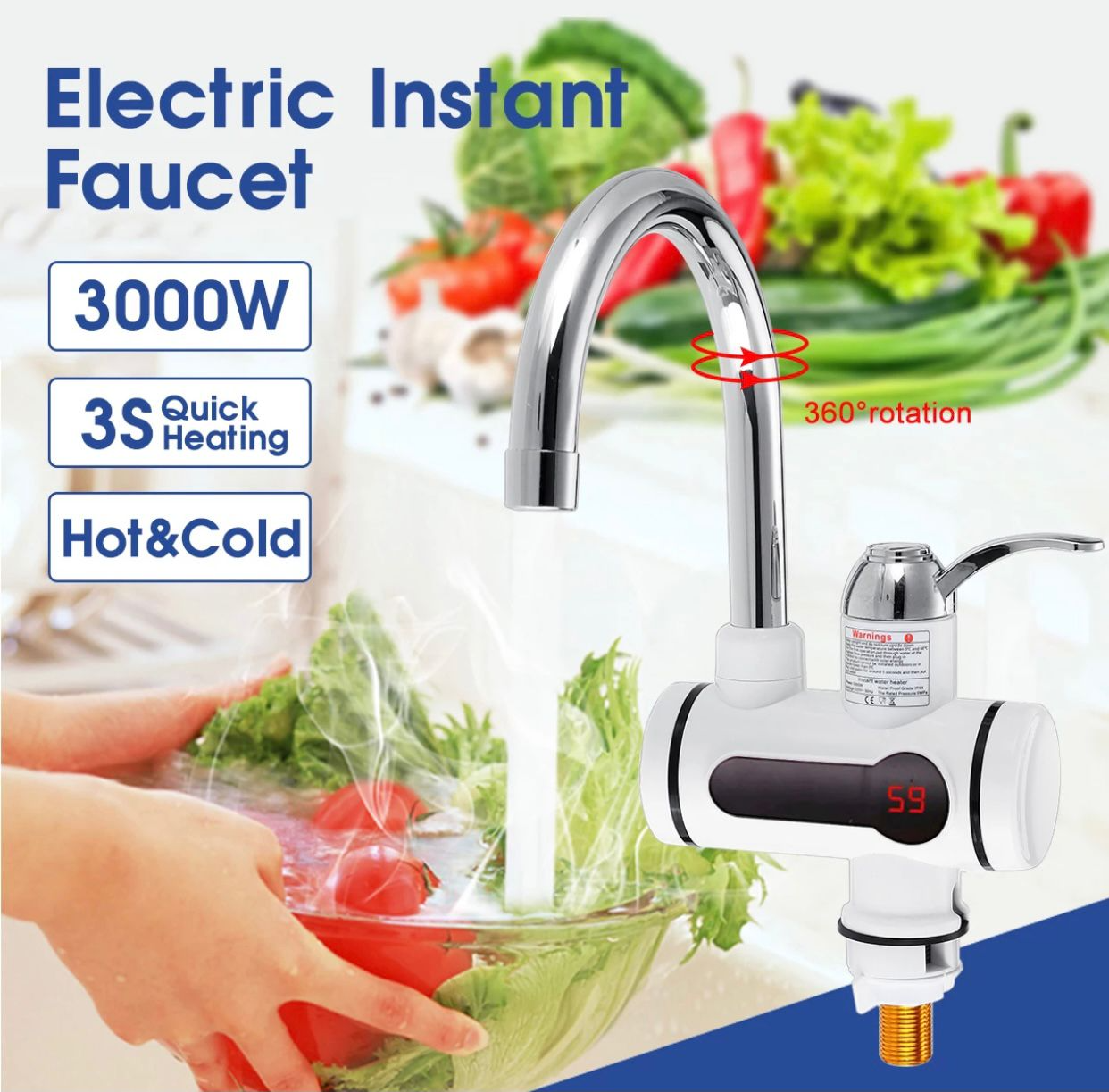 Eternistore® Electric Faucet Water heater